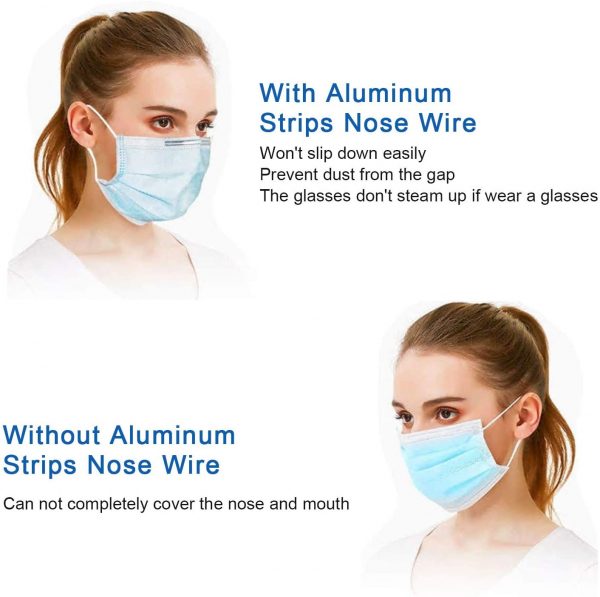 Aluminum Strips Nose Wire Metal Nose Bridge Nose Bridge 90MM Nose Bridge Bracket DIY Wire Adhesive Back for Sewing Crafts 120PCS
